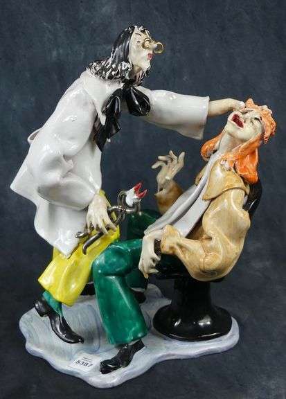 VINTAGE CERAMIC DENTAL SCULPTURE