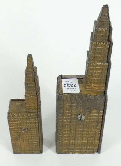 2 ANTIQUE COIN BANKS