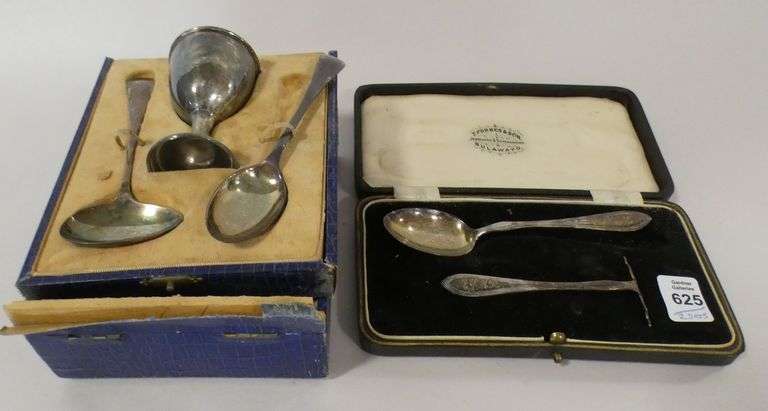 TWO STERLING CUTLERY SETS
