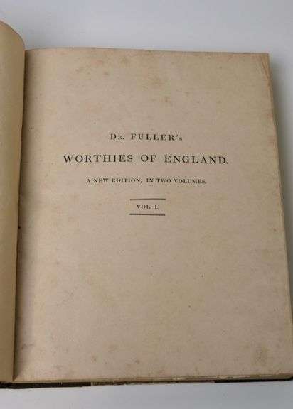 WORTHIES OF ENGLAND, 1811