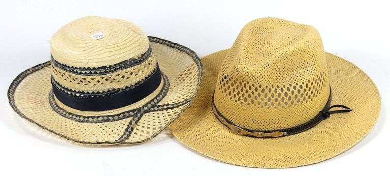 TWO STRAW HATS