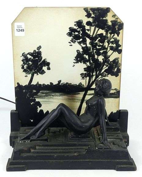 DECO SILHOUETTE ACCENT TABLE LAMP