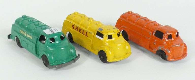 3 TOY TANKER TRUCKS