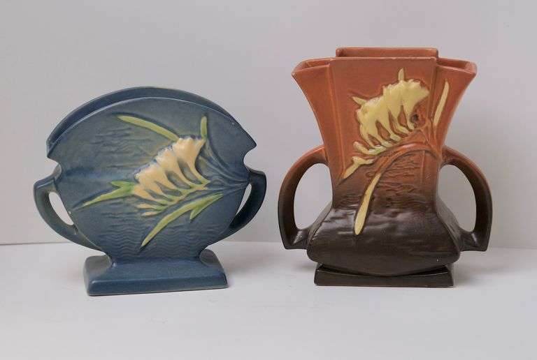 ROSEVILLE POTTERY VASES
