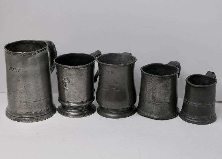 EARLY 19TH CENTURY PEWTER