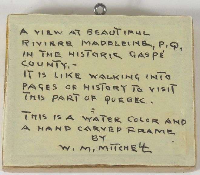 WILLARD MORSE MITCHELL