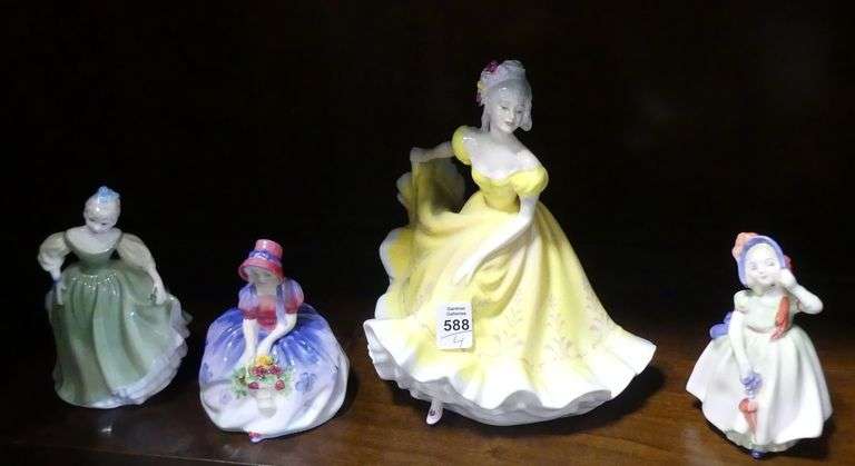FOUR ROYAL DOULTON FIGURINES