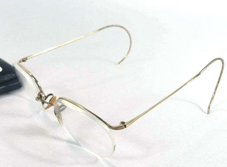 ANTIQUE GOLD-FILLED SPECTACLES