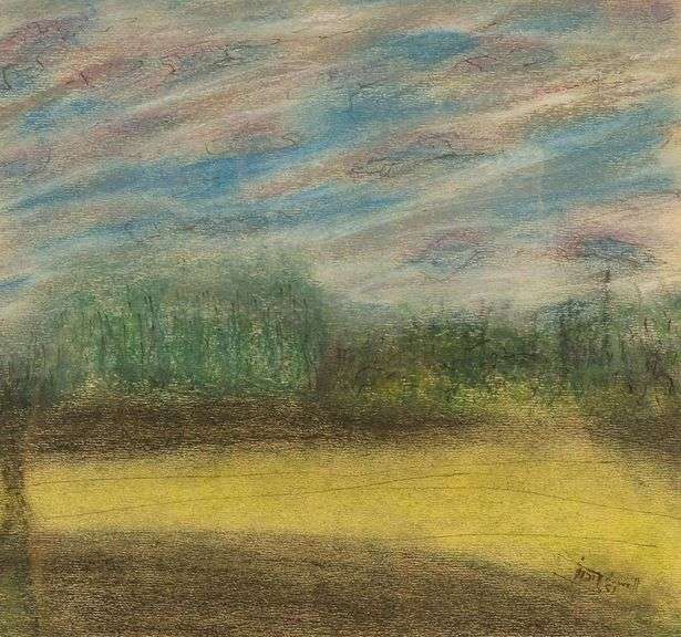 IAN TROWELL PASTEL PAINTING