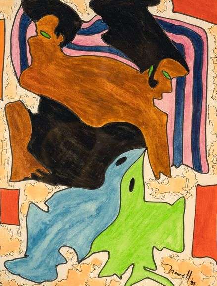 TWO IAN TROWELL MIXED MEDIA