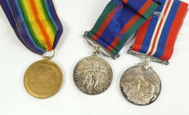 3 SERVICE MEDALS