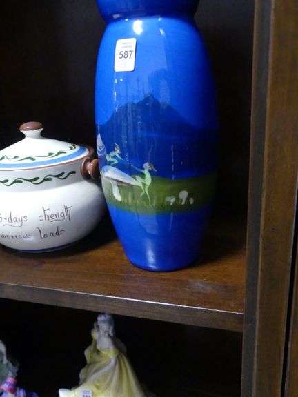 THREE PIECES OF TORQUAY WARE POTTERY