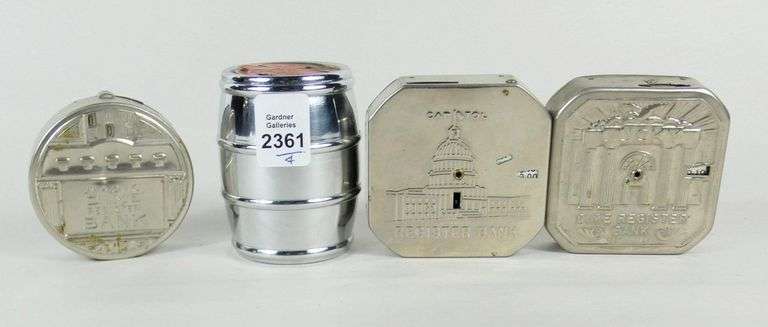 4 COIN BANKS