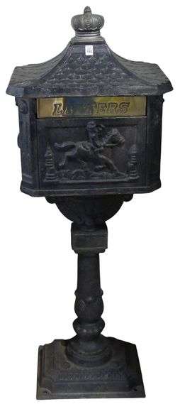 CAST IRON MAILBOX