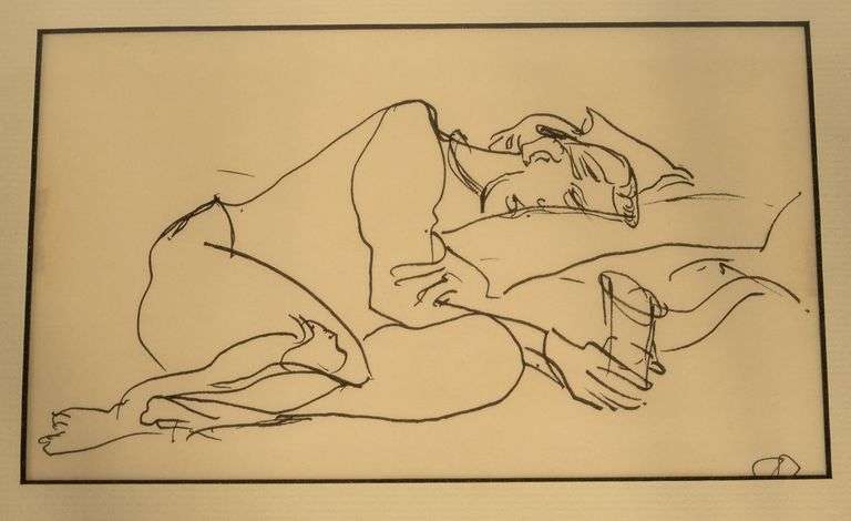 3 IAN TROWELL NUDE SKETCHES