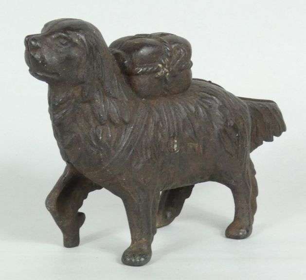4 CAST IRON ANIMAL BANKS