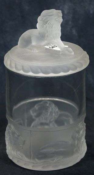 FROSTED LION JAR