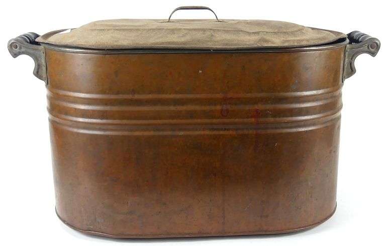 ANTIQUE COPPER BOILER