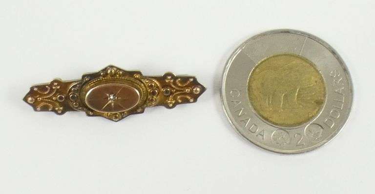 ANTIQUE MOURNING PIN