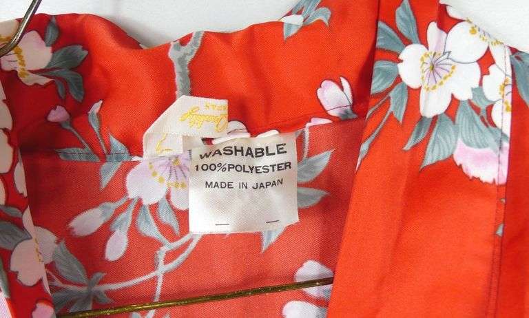 ASIAN ROBE, TEXTILES, ETC.