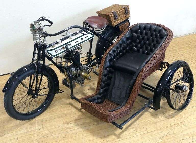 1913 RUDGE MULTI COMBINATION MOTORCYCLE WITH SIDE CAR