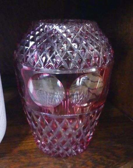 ITALIAN ART GLASS AND BOHEMIAN CRYSTAL VASES