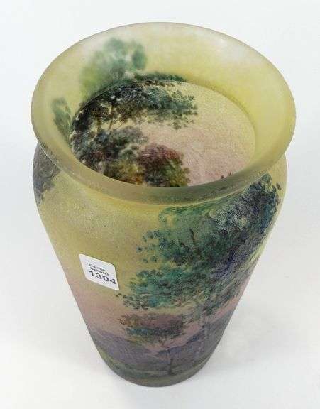 HANDEL ART GLASS VASE
