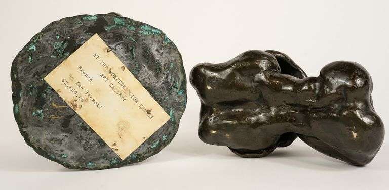 2 IAN TROWELL BRONZE SCULPTURES