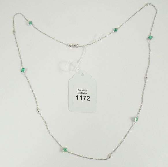 EMERALD & DIAMOND NECKLACE