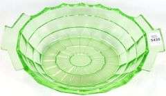 URANIUM GLASS BOWL