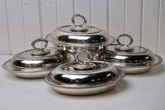 SILVER PLATE ENTREE DISHES