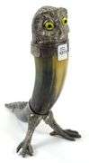 COW HORN DRINKING VESSEL