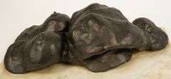 IAN TROWELL BRONZE ON MARBLE BASE
