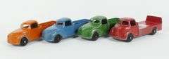 4 LONDON TOY TRUCKS