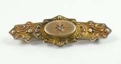 ANTIQUE MOURNING PIN