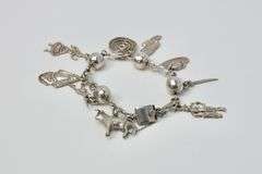 STERLING CHARM BRACELET