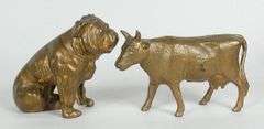 4 CAST IRON ANIMAL BANKS