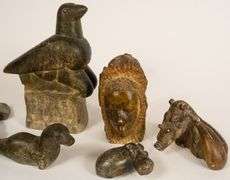 6 STONE CARVINGS