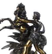 IMPRESSIVE SPELTER SCULPTURE