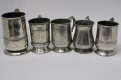 PEWTER TANKARDS