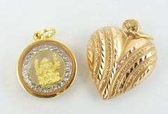 2 PENDANTS OR CHARMS