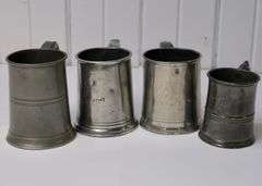 PEWTER TANKARDS