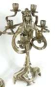 PAIR ART NOUVEAU CANDELABRA