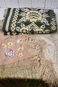 VINTAGE THROW AND EMBROIDERIES