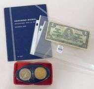 NICKELS, TOKENS AND $1 BILL