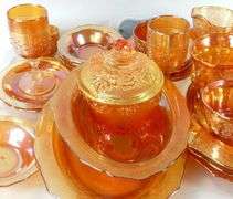 CARNIVAL GLASS DISHES