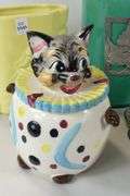 POTTERY, COOKIE JAR, TILE, ETC.