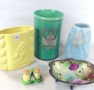 POTTERY, COOKIE JAR, TILE, ETC.