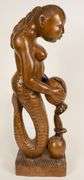 AFRICAN SCHOOL WOOD SCULPTURE