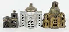 3 CAST IRON BANKS